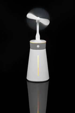 Увлажнитель воздуха с вентилятором и лампой airCan, белый - рис 15.