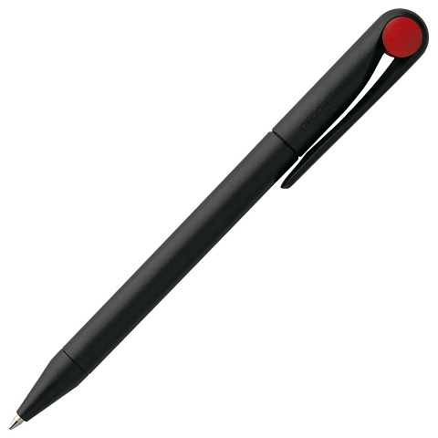 Ручка шариковая Prodir DS1 TMM Dot, черная с красным - рис 4.