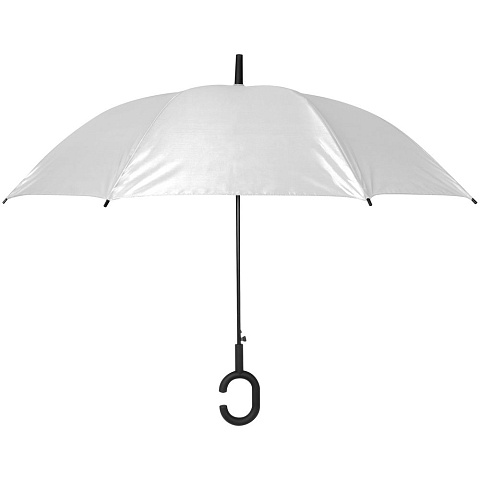 Зонт-трость Charme, белый - рис 4.