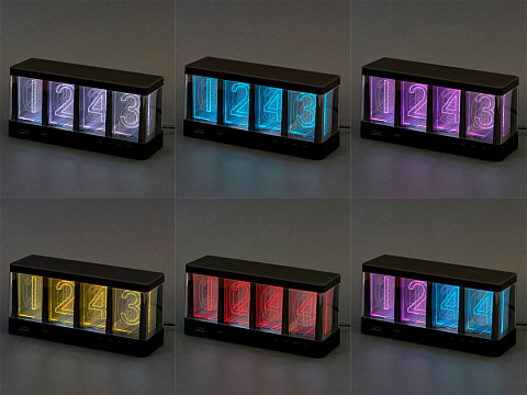 Часы с беспроводной зарядкой Cyber, 10 Вт (Р) - рис 11.