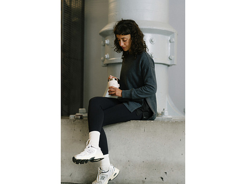 Банка для еды объемом 400 мл с ложкой-вилкой Stanley Legendary - Light pink - рис 4.