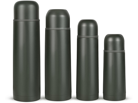 Термос Relaxika 101 (1 литр), хаки (без лого) - рис 9.