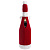 Чехол вязаный для бутылки "Дед Мороз" - миниатюра - рис 3.