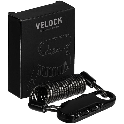 Кодовый замок для велосипеда Velock, черный - рис 4.