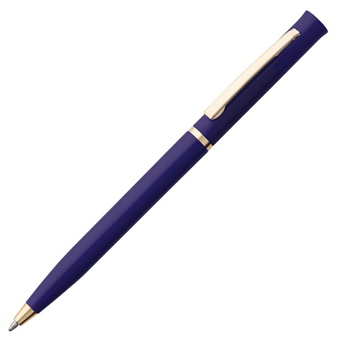 Ручка шариковая Euro Gold, синяя - рис 2.