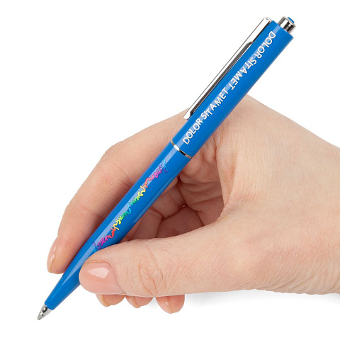Ручка шариковая Senator Point, ver.2, синяя - рис 5.