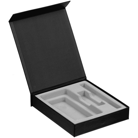 Коробка Rapture для аккумулятора 10000 мАч, флешки и ручки, черная - рис 2.