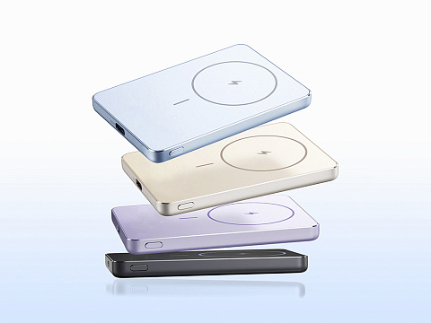 Внешний аккумулятор Xiaomi Super Slim Magnetic Power Bank 5000 Purple - рис 5.