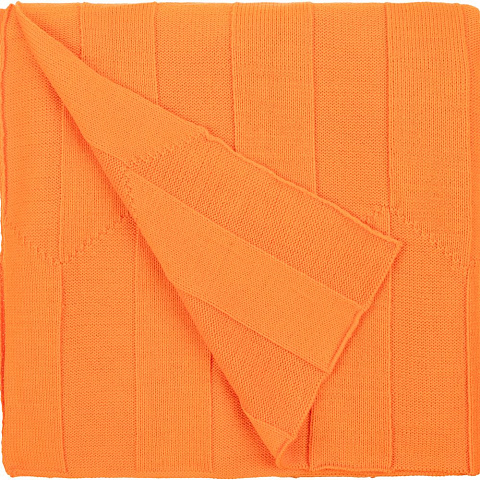 Плед Rombus, оранжевый (апельсин) - рис 4.