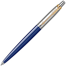 Шариковая ручка Parker Jotter K160, цвет: Blue/GT, стержень: M, цвет чернил: blue, в подарочной упаковке.