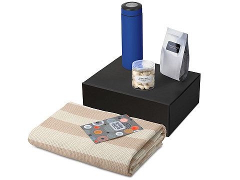 Подарочный набор Re:y. Warm с пледом, термосом и чаем - рис 2.