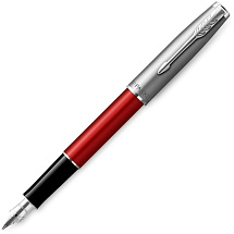 Перьевая ручка Parker Sonnet Entry Point Red Steel CT, перо: F, цвет чернил: black, в подарочной упаковке