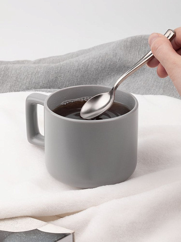 Чашка Jumbo в коробке матовая, светло-серая - рис 8.