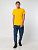 Рубашка поло мужская Summer 170, желтая - миниатюра - рис 9.