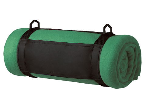 Плед Нежность с плечевым ремнем, зеленый - рис 4.