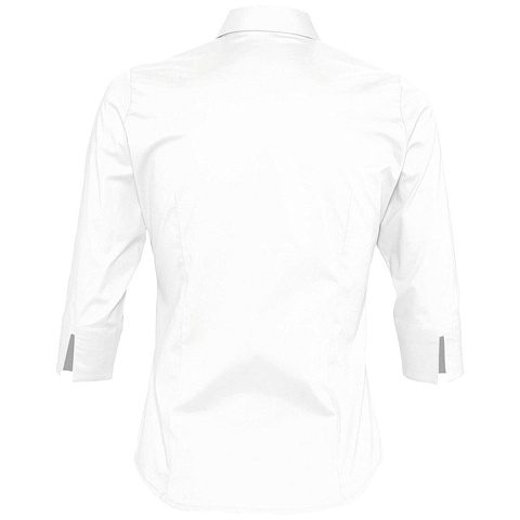 Рубашка женская с рукавом 3/4 Effect 140, белая - рис 3.