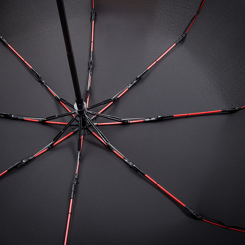 Прочный зонт с красными спицами - рис 7.