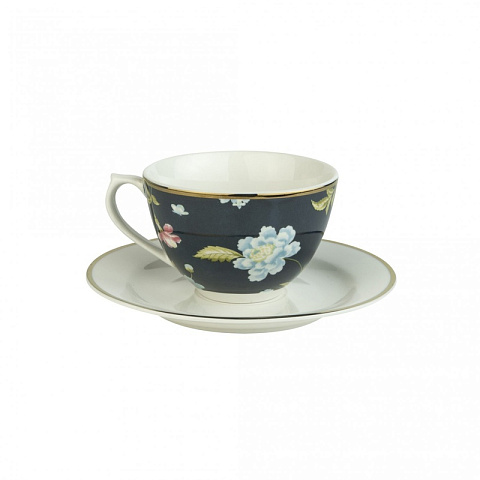 Laura Ashley Кофейная пара капучино Midnight Uni - рис 5.