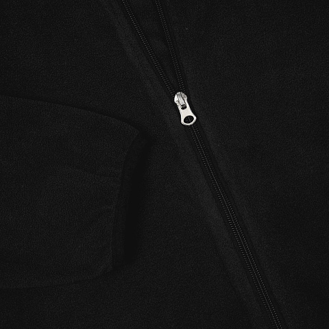 Куртка флисовая унисекс Fliska, черная - рис 5.