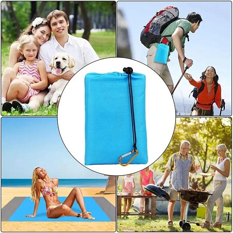 Плед-коврик для пляжа, путешествий и пикника Mobile Life - рис 4.