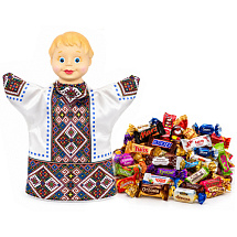 Игрушка Би-Ба-Бо Внучок - новогодний подарок «Январская радость», премиальный 300 г.