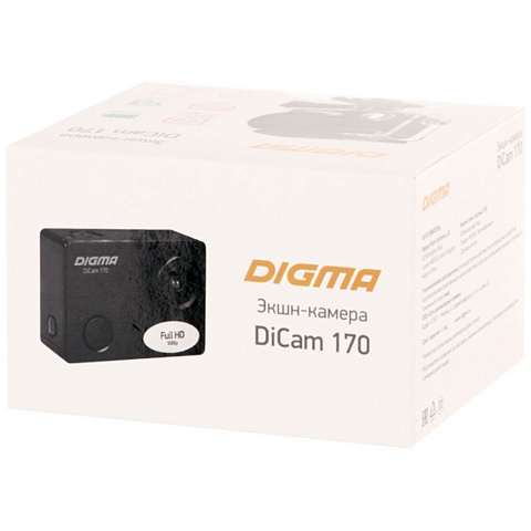 Экшн-камера Digma DiCam 170, черная - рис 9.