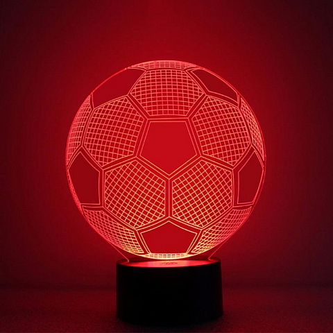 3D лампа Футбольный мяч - рис 3.