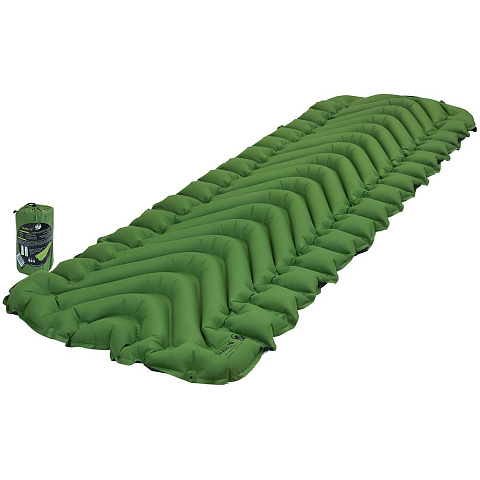 Надувной коврик Static V Recon, зеленый - рис 2.