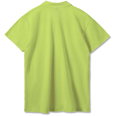 Рубашка поло мужская Summer 170, зеленое яблоко - рис 3.