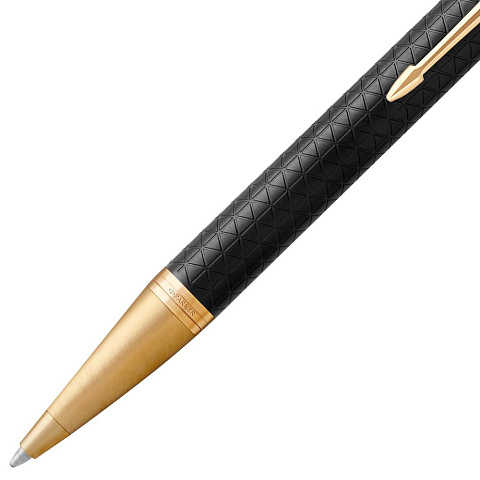 Ручка шариковая Parker IM Premium Black/Gold GT - рис 3.