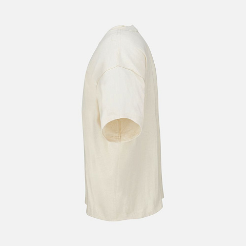 Футболка оверсайз унисекс Legacy, светло-бежевая (неокрашенная) - рис 4.