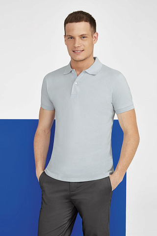 Рубашка поло мужская Perfect Men 180 ярко-синяя - рис 5.