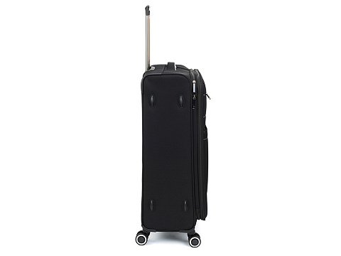 Чемодан TORBER НЕРО, чёрный, переработанный ПЭТ, 48 х 28 х 79 см, 90 л - рис 4.