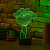3D светильник Шары Сердца - миниатюра - рис 2.