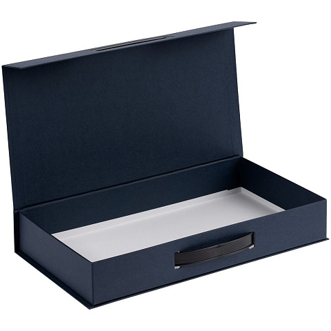 Коробка с ручкой Platt, синяя - рис 5.