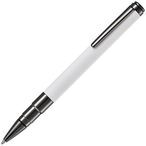 Ручка шариковая Kugel Gunmetal, белая - рис 2.