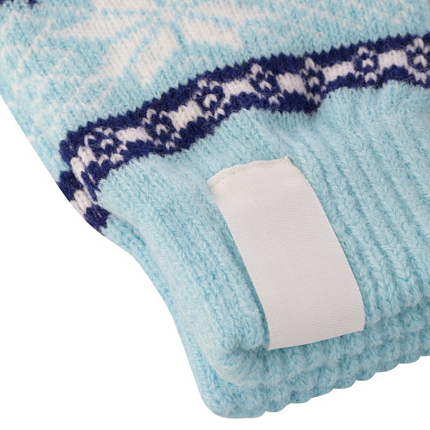 Сенсорные перчатки Snowflake, голубые - рис 4.