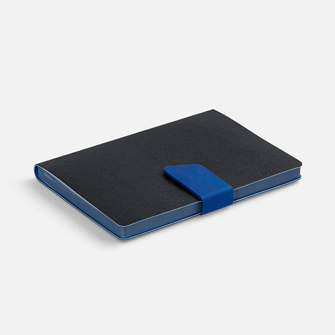 Ежедневник Boom, недатированный, черный c ярко-синий - рис 5.