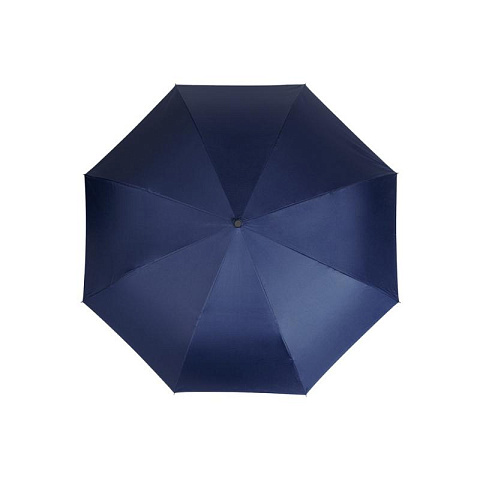 Зонт наоборот трость Flower синий - рис 8.