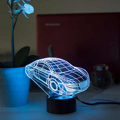 3D светильник Автомобиль - рис 5.