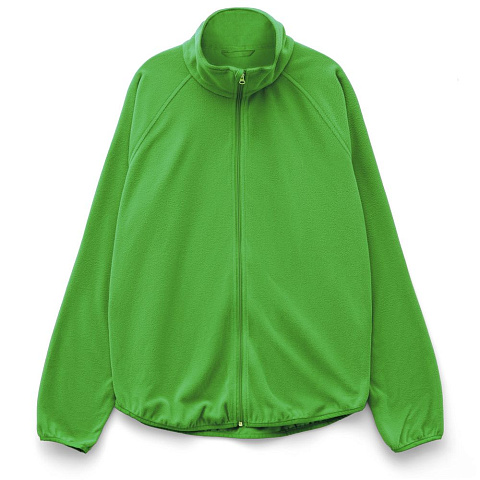 Куртка флисовая унисекс Fliska, зеленое яблоко - рис 2.