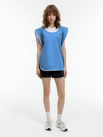 Манишка Member, голубая с белым - рис 5.