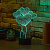 3D светильник Шары Сердца - миниатюра - рис 4.