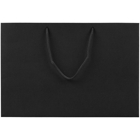 Пакет бумажный Ample Plus M, черный - рис 3.