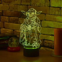3D лампа Йода