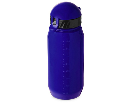Бутылка для воды с трубочкой Little, 400 мл, синий