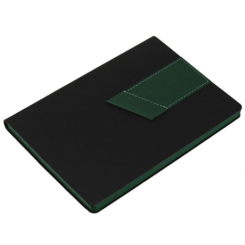 Ежедневник Bookmark, недатированный, черный с зеленым - рис 4.