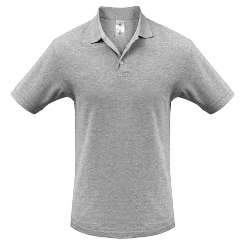 Рубашка поло Heavymill серый меланж - рис 2.