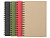 Блокнот на спирали в картонной обложке с переработанной бумагой Mania, красный - миниатюра - рис 5.