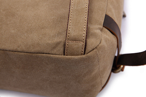 KAUKKO Рюкзак с отделкой из кожи (коричневый) - рис 10.